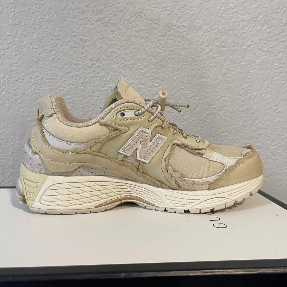 New Balance 2002R Protection Pack Sandstone M2002RDQ Beige Sneakers Men's 5 D